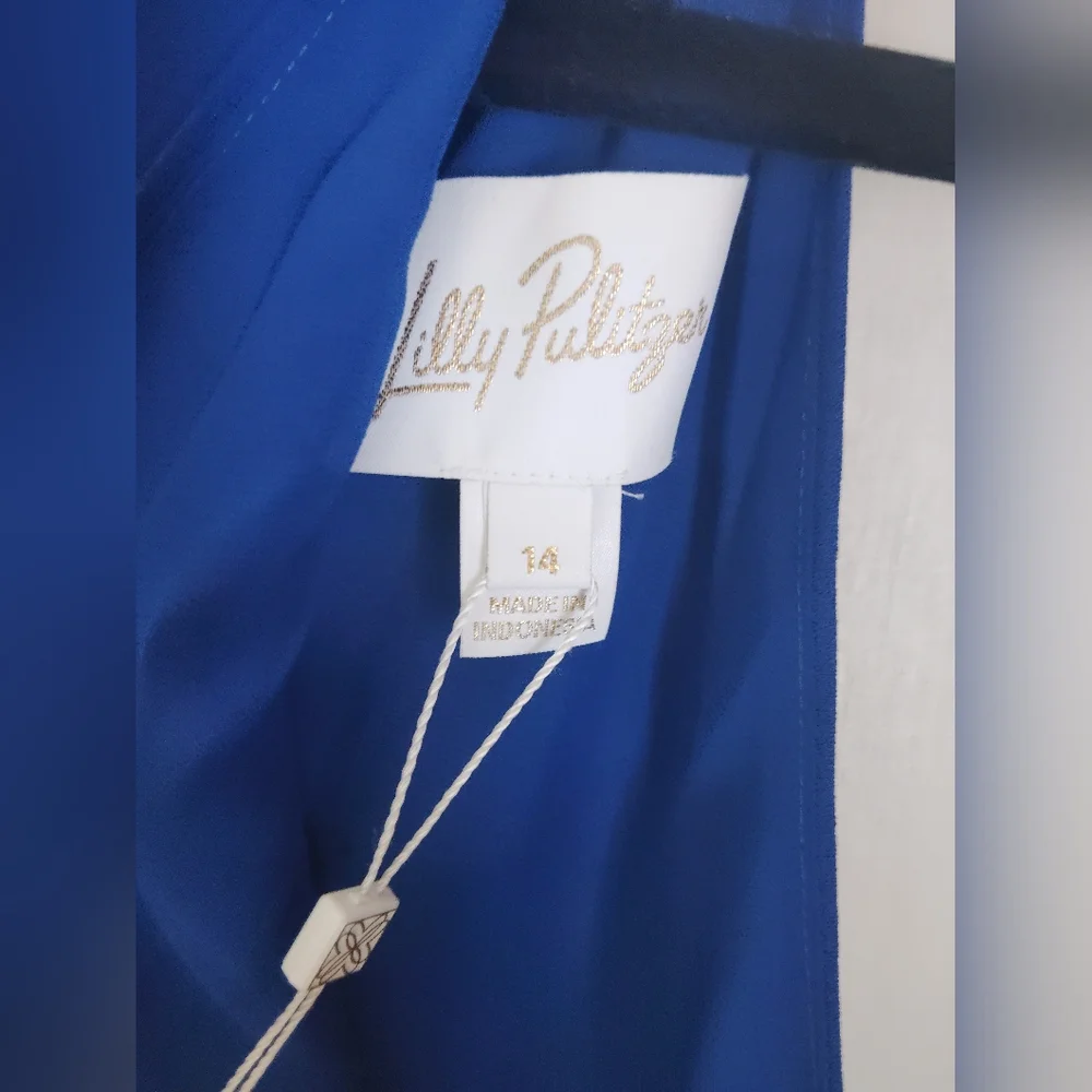 Lilly Pulitzer Cobalt Blue Sleeveless Maxi Dress - Picture 7 of 10